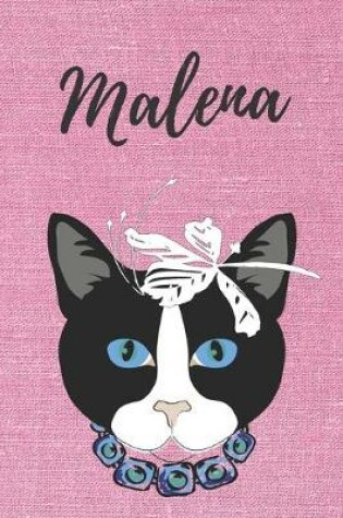 Cover of Malena Katzen-Malbuch / Notizbuch Tagebuch