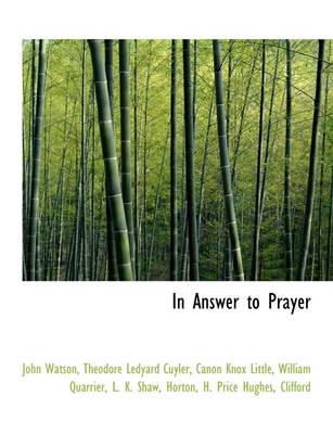 Book cover for In Answer to Prayer