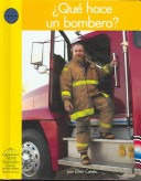 Cover of ?que Hace Un Bombero?