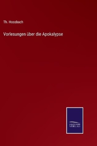 Cover of Vorlesungen über die Apokalypse