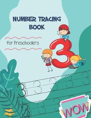 Book cover for Number Tracing Book for Preschoolers