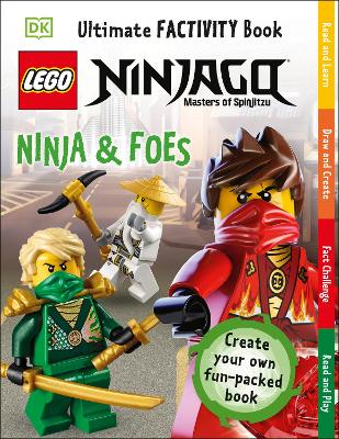 Book cover for LEGO NINJAGO Ninja & Foes Ultimate Factivity Book