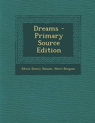 Book cover for Dreams - Primary Source Edition