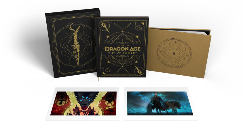 Book cover for The Art of Dragon Age: The Veilguard (Deluxe Edition)