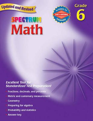Cover of Math, Grade 6