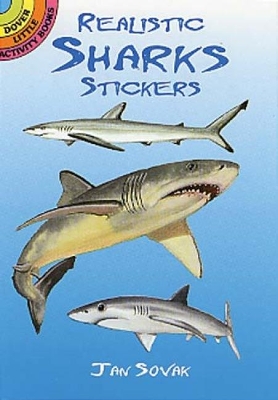 Book cover for Realistic Sharks Stickers