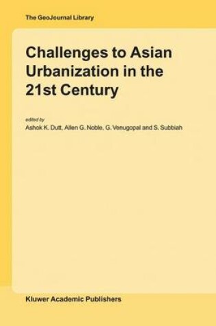 Cover of Challenges to Asian Urbanization in the 21st Century