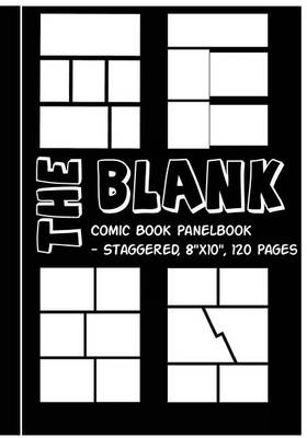 Book cover for Blank Comic Book Panelbook - Staggered, 7"x10", 120 Pages