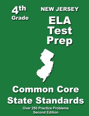 Book cover for New Jersey 4th Grade ELA Test Prep