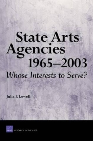 Cover of State Arts Agencies, 1965-2003