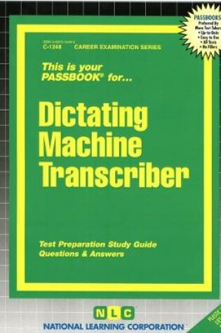 Cover of Dictating Machine Transcriber