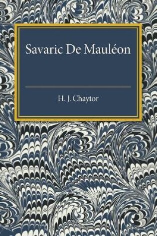 Cover of Savaric De Mauleon