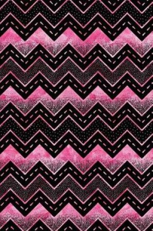 Cover of Journal Notebook Dot Dash Zigzag Pattern 7