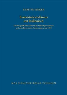 Book cover for Konstitutionalismus auf Italienisch