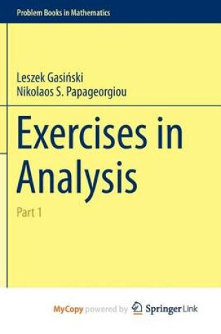 Cover of Exercises in Analysis