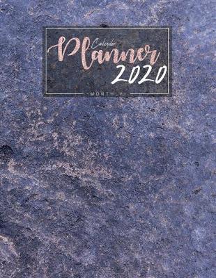 Book cover for Monthly Planner Calender 2020