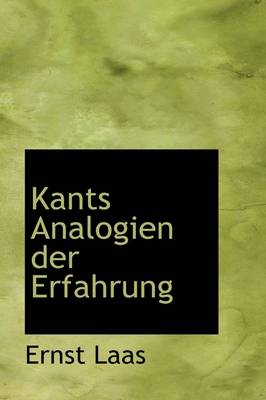 Book cover for Kants Analogien Der Erfahrung