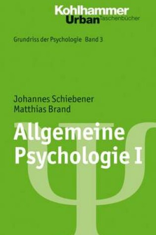 Cover of Allgemeine Psychologie I