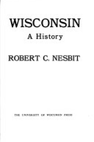 Cover of Wisconsin