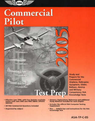 Book cover for Commercial Pilot Test Prep 2005