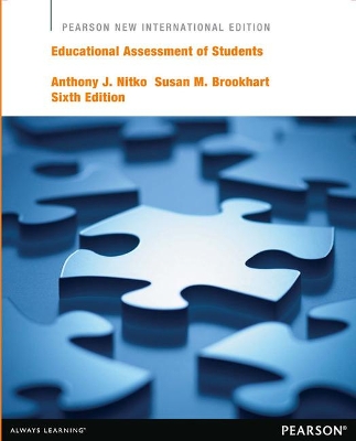 Book cover for Educational Assessment of Students: Pearson New International Edition