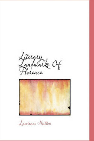 Cover of Literary Landmarks of Florence