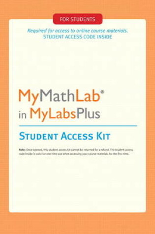 Cover of MyLab Math Plus -- Standalone Access Card