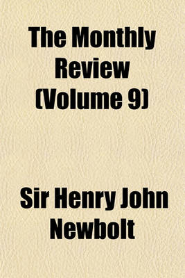 Book cover for The Monthly Review (Volume 9)