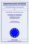 Book cover for Voices of Europe Comparative Studies of Disabled People Stimmen Europas Vergleichsstudien von Selbsteinschaetzungen Behinderter Menschen