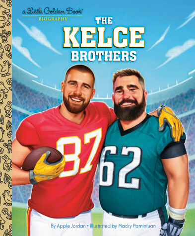 Book cover for The Kelce Brothers: A Little Golden Book Biography
