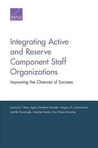 Cover of Integrating Active and Reserve Component Staff Organizations