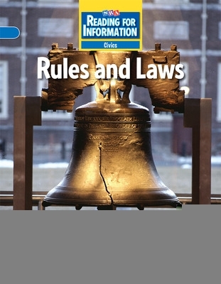 Book cover for Reading for Information, On Level Student Reader, Civics - Rules and Laws, Grade 2