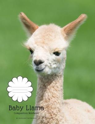 Book cover for Baby Llama Composition Notebook