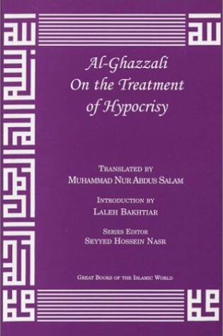 Cover of Al-Ghazzali on the Treatment of Hypocrisy