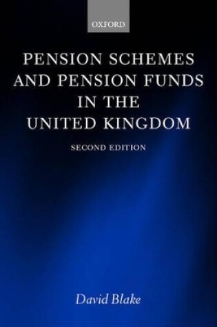 Cover of Pension Schemes and Pension Funds in the United Kingdom