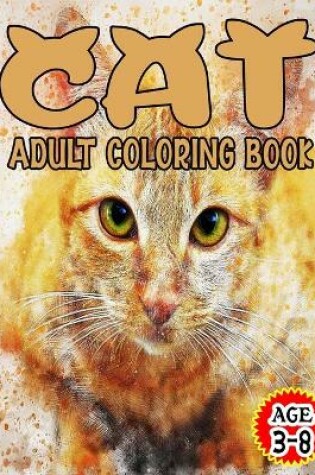 Cover of Cat Adult Coloring Book