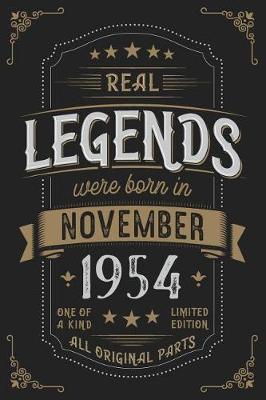 Book cover for Real Legends were born in November 1954