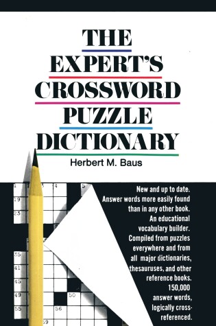 Cover of The Expert's Crossword Puzzle Dictionary