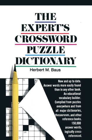 Book cover for The Expert's Crossword Puzzle Dictionary