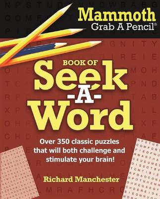 Book cover for Mammoth Grab A Pencil Book of Seek-A-Word