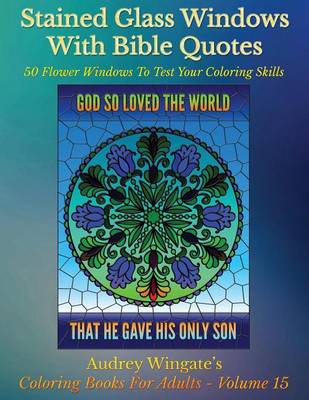 Book cover for Stained Glass Windows With Bible Quotes
