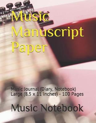 Book cover for Music Manuscript Paper