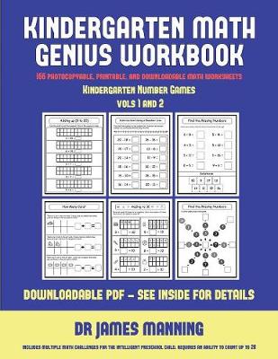 Book cover for Kindergarten Number Games (Kindergarten Math Genius)