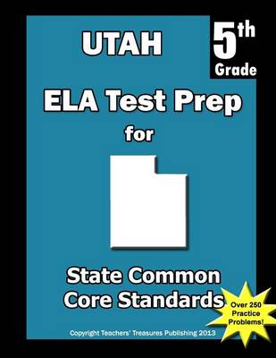 Book cover for Utah 5th Grade ELA Test Prep