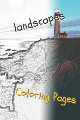 Book cover for Landscape Coloring Pages