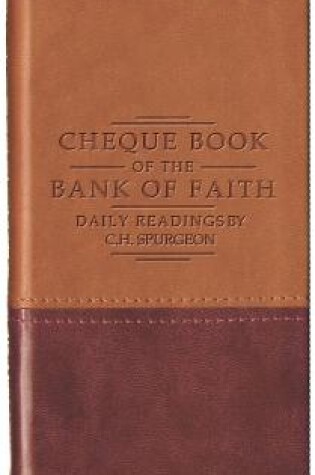 Cover of Chequebook of the Bank of Faith – Tan/Burgundy