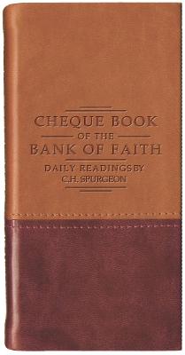 Cover of Chequebook of the Bank of Faith – Tan/Burgundy
