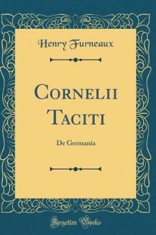 Cover of Cornelii Taciti