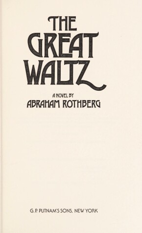 Book cover for The Great Waltz