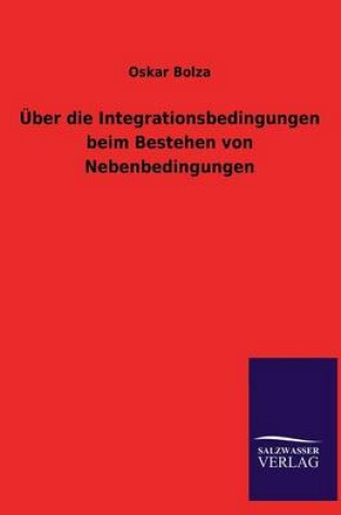 Cover of UEber die Integrationsbedingungen beim Bestehen von Nebenbedingungen